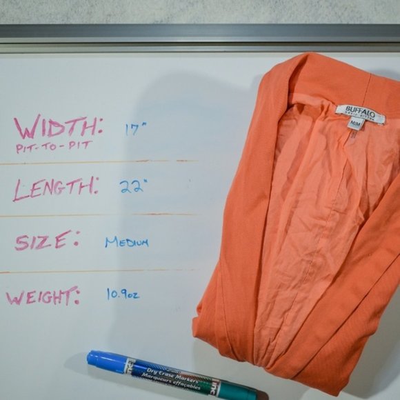 Buffalo David Bitton Peach Button Up L/S Jacket - Picture 8 of 8